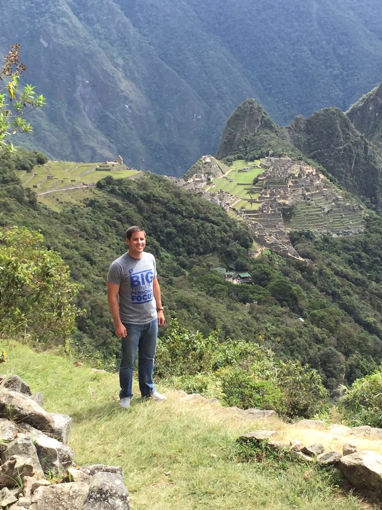 Doug Morally at Machu Picchu in Peru